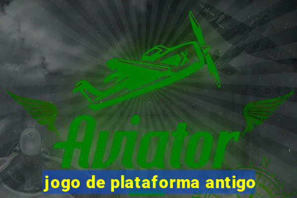 jogo de plataforma antigo